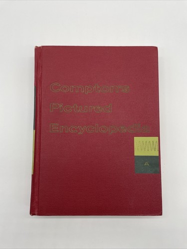 Compton’s Pictured Encyclopedia 1962 Complete Red Green Atomic Vintage Staging - Picture 4 of 13