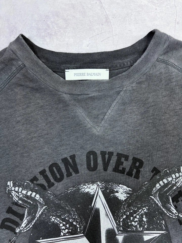 Camiseta Pierre Balmain LS Snakes Star Central Division Over The Top Again talla M Foto 3 de 4