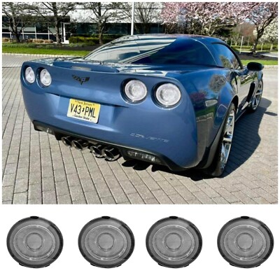 2005 - 2013 C6 Corvette Morimoto Gen 2 LED Tail Lights (Clear Lens)