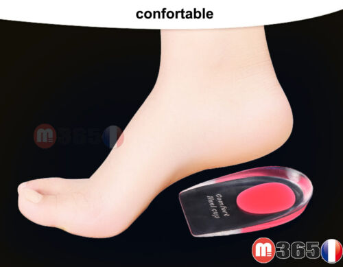 Talonnettes Anti Chocs en Silicone Gel Semelles Orthopédique Durable - Imagen 5 de 6