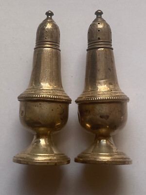 Art Deco - hübsche Salz-und Pfefferstreuer Empire Sterlingsilber  um 1930