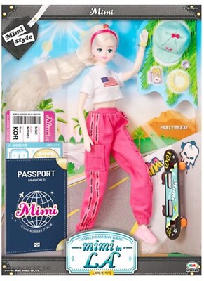 Mimi World Fashion Tour MIMI IN LA Ball Jointed Doll Korean Barbie