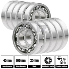 10x 6309-OPEN Ball Bearing 45mm x 100mm x 25mm QJZ Brand NEW Premium