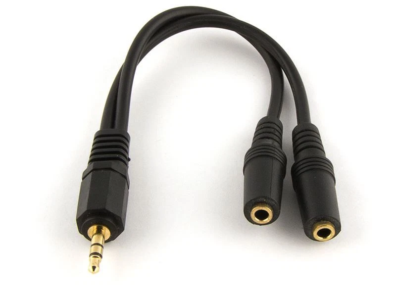 3.5mm Jack Headphone Splitter CABLE 3.5 Lead 2 Way