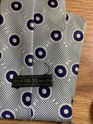Vintage Sears The Men's Store Neck Tie Polyester - Picture 5 of 7