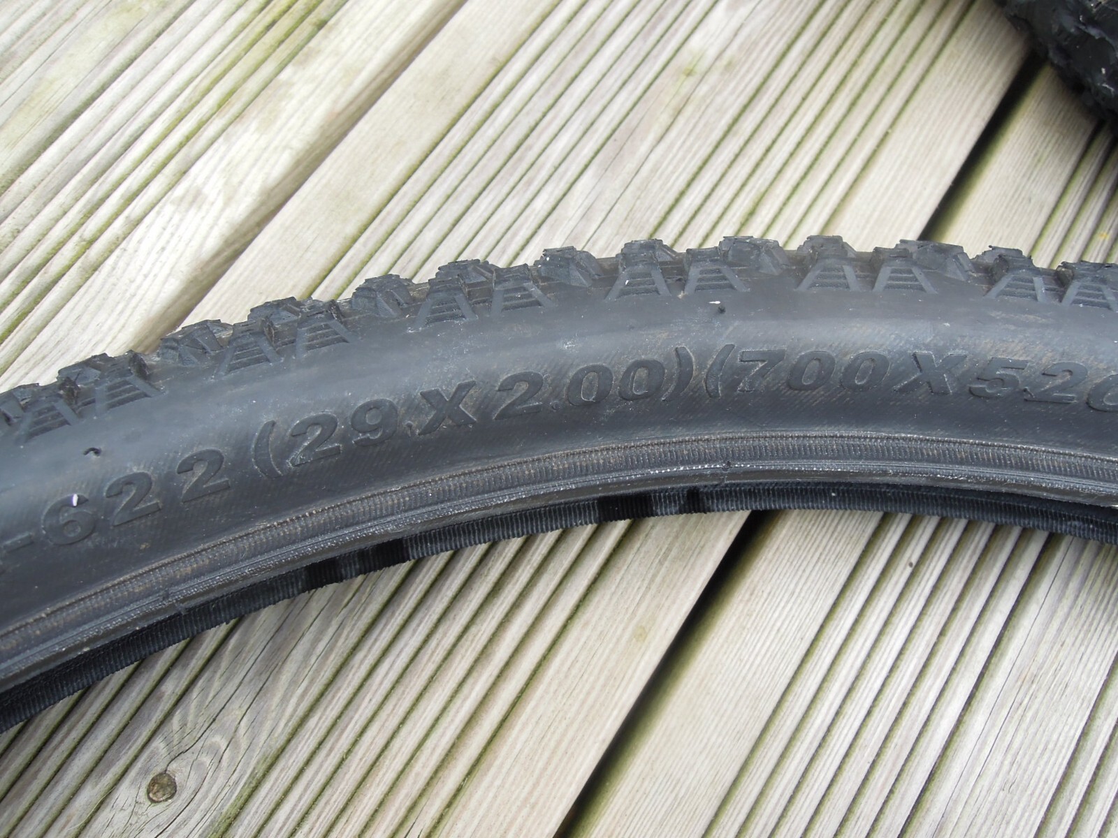 TWO KENDA SLANT SIX MOUNTAIN BIKE TYRES 29 INCH x 2.00 REMOVED FROM