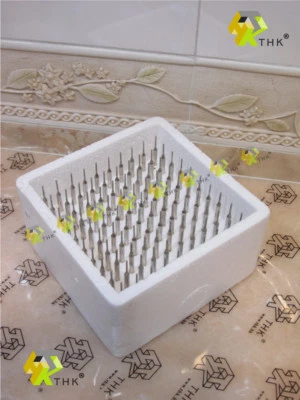 THK DIAMOND TOOLS 100 THK Diamond 1mm CYLINDRICAL cylinder rotary drills drill bit burrs 3mm shank