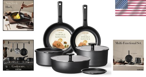 Versatile Cookware Set with Detachable Handle & Oven Safe – Ideal for RV Cooking - Picture 2 of 10
