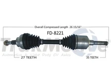 SurTrack FD-8221 CV Axle Shaft