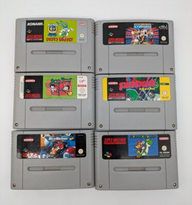 SNES Super Nintendo Spiele PAL Module - mehrere zur Auswahl! Alle 100% OK  