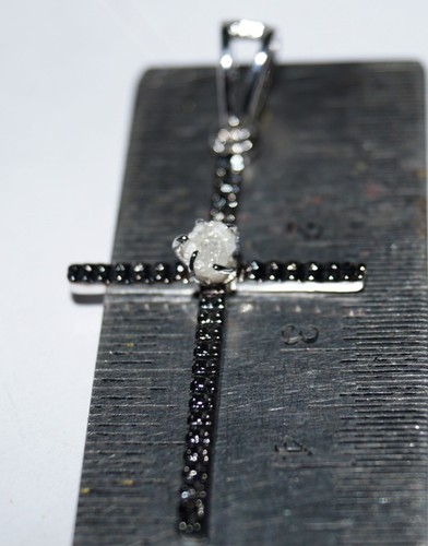 0,52 quilates Natural Gris blanco Áspero sin cortar Diamantes crudos Plata 92... - Imagen 3 de 3