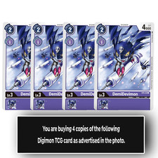 DemiDevimon - ST6-02 - Common Digimon TCG Card Playset Purple