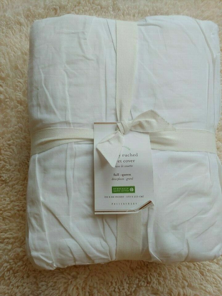 Vendita Online Hadley Barn Pottery Ruched Duvet King Cal King