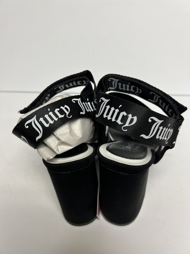 Juicy Couture Womens Georgette Sandal Black Size 8 M - Picture 4 of 6