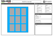 Picture Frame Mats 16x20 with cutouts for NINE 4x6 photos Black acid free