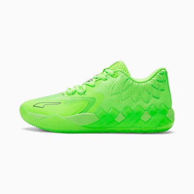 Puma LaMelo Ball MB.01 Lo Neon Green Gecko Basketball Shoe Men 