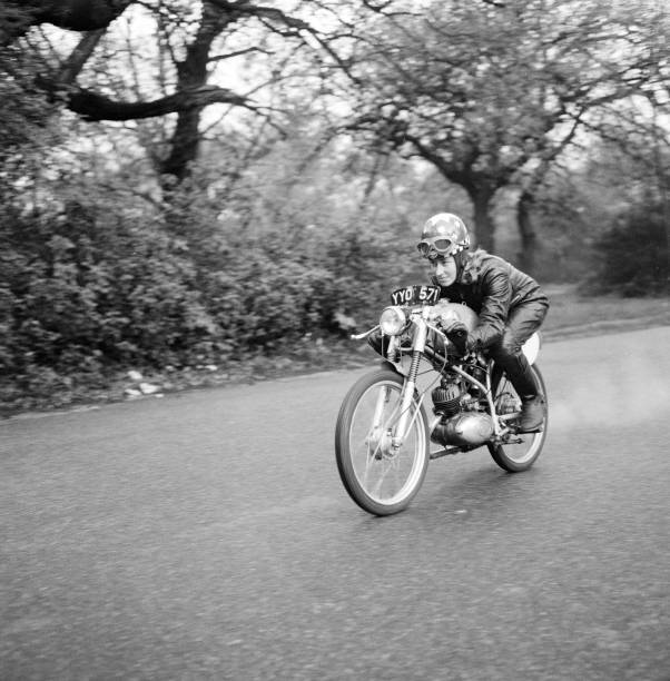 Beryl Swain Motorcycle Isle of Man TT 50cc Class 1962 OLD PHOTO