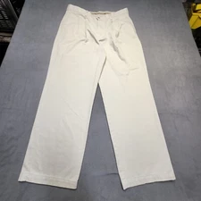 VINTAGE Dockers Pants Mens 34x29 Pleated Cotton Khaki Chino Classic Y2K