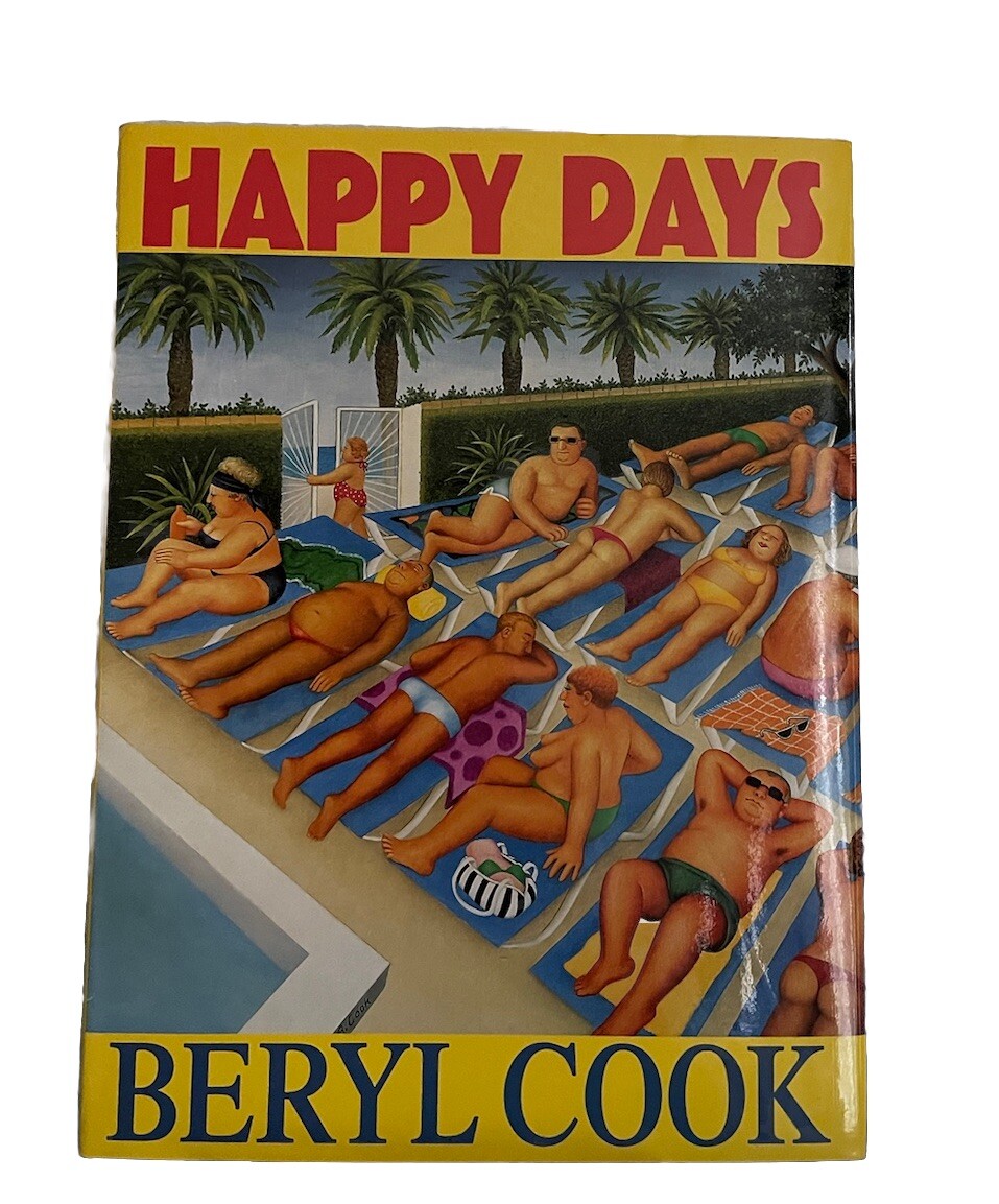 洋書 Happy Days by Beryl Cook 洋書 Happy Days by Beryl Cook Vintage 1995 SIGNED First