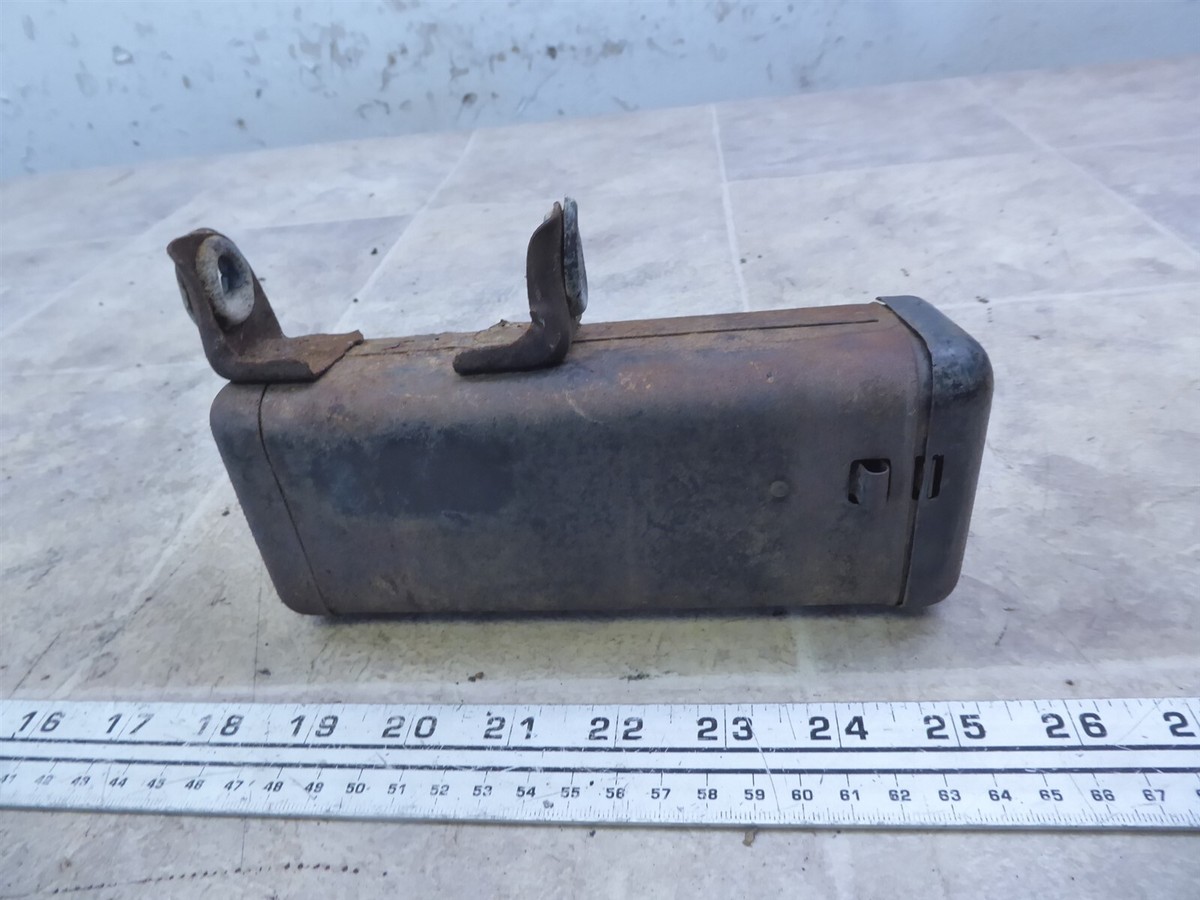 ブラックボックス　cb 1974 Honda CB200 Twin H2046) black metal tool box container with