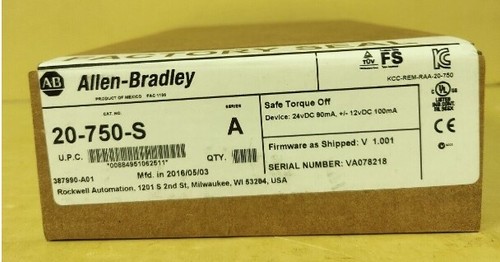 ALLEN BRADLEY 20-750-S Series A 750 Safe Torque Off Option Module FREE ...