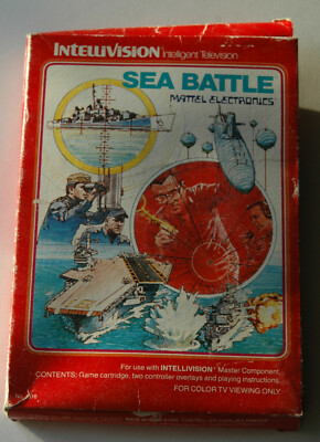 Intellivision - SEA BATTLE - Mattel Electronics 1980 - No. 1318