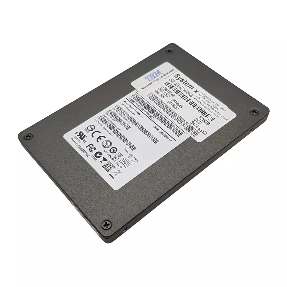 IBM (68Y7727) 128GB Read Intensive (SFF 2.5in) SATA-III 6G SSD (90Y8649) - Image 2 of 3