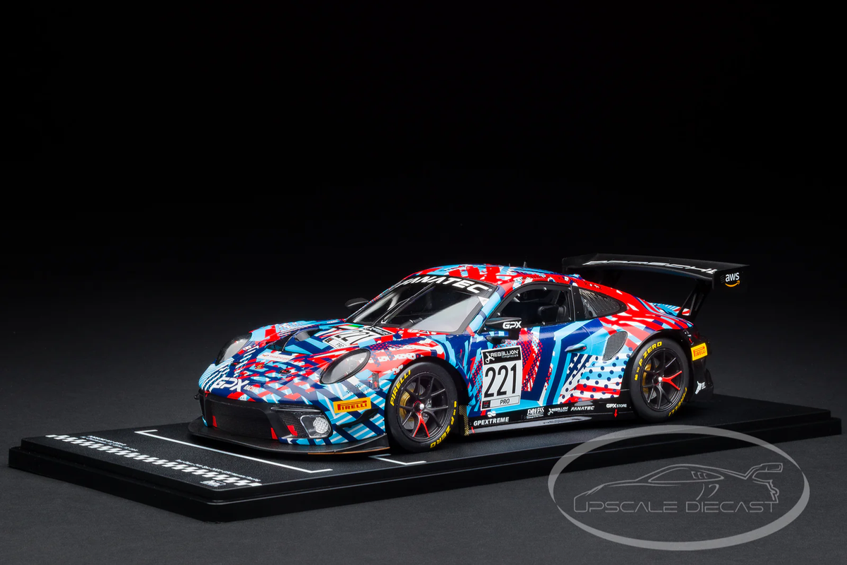 IXO 1:18 PORSCHE 911 GT3 R #221 TEST DAYS 24H SPA 2022 GPX MARTINI