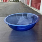 Pyrex 4L 4qt  #326 Solid Cobalt Blue Glass Mixing Nest Bowl 12” - Made USA