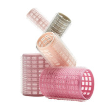 Heatless Curls Hair Roller - 31 Count, Assorted Sizes  Colors - Pink, Gray  Pu