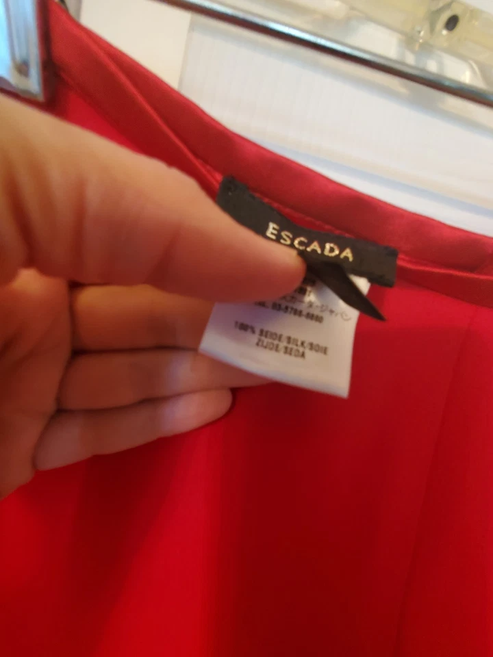 Pantalones de seda Escada 38 Foto 3 de 4