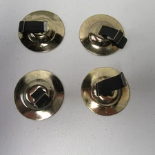 Elton Finger Cymbals Set of 4 – Vintage Brass Belly Dance Percussion