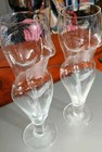 Vintage 1960s Naked Venus (LADY) Beer Glasses, Pair — photo 4