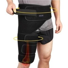 Beletar Hip Groin Thigh Support Brace Compression Wrap Adjust Sciatica Relief