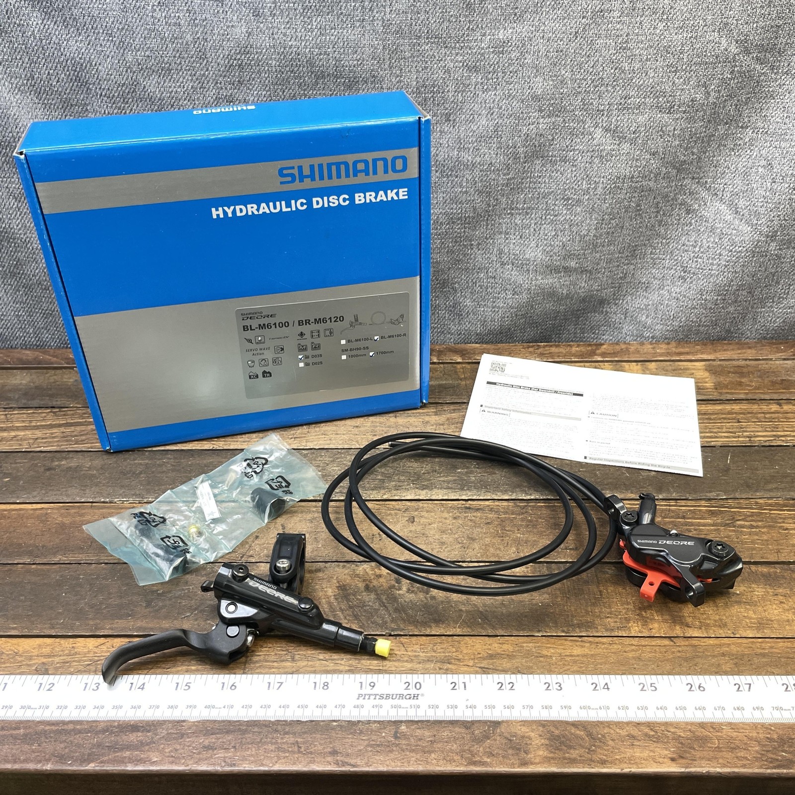 Shimano Deore BL-M6100 BR-M6120 Hydraulic Disc Brake Rear Bl