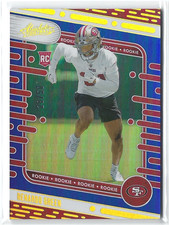 2024 Panini Absolute Blue Spectrum /50 Renardo Green #159 49ers RC