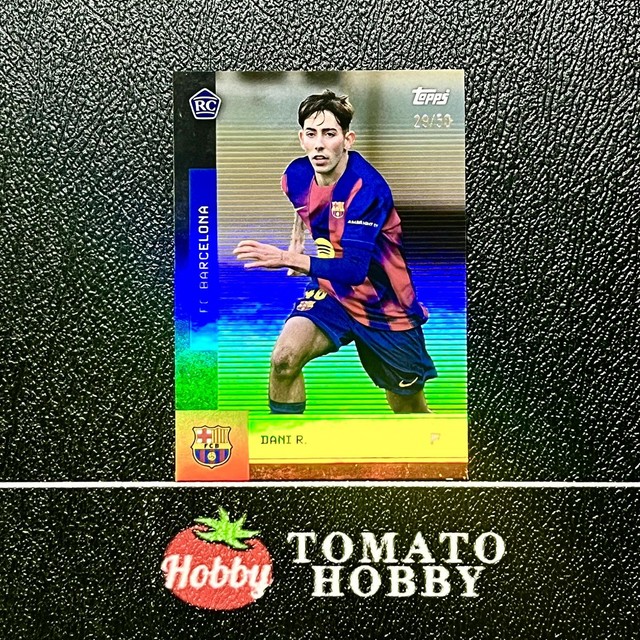 DANI RODRÍGUEZ RC /50 GOLD REFRACTOR TOPPS FAN TEAM SET 2025-26 BARCELONA