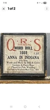 Pete Wendling ORIGINAL QRS 1669 Anna In Indiana