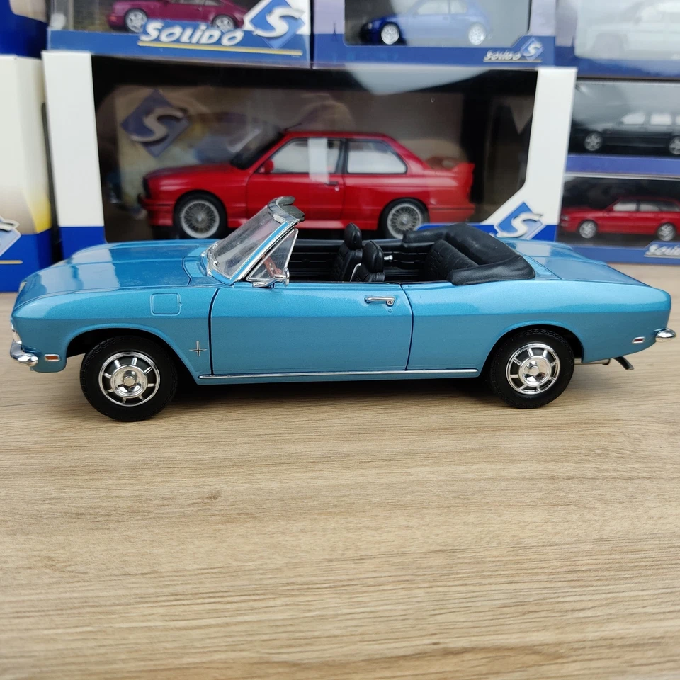 AUTO DA STRADA CHEVROLET CORVAIR MONZA 1969 BLU 1:18 SCIOLTO - Immagine 2 di 4