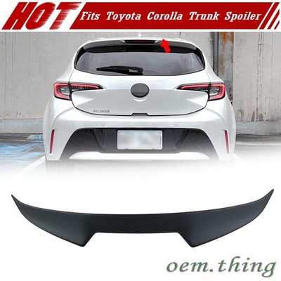 Unpainted Fits TOYOTA Corolla Auris E210 5DR Hatchback Rear V Type Trunk Spoiler