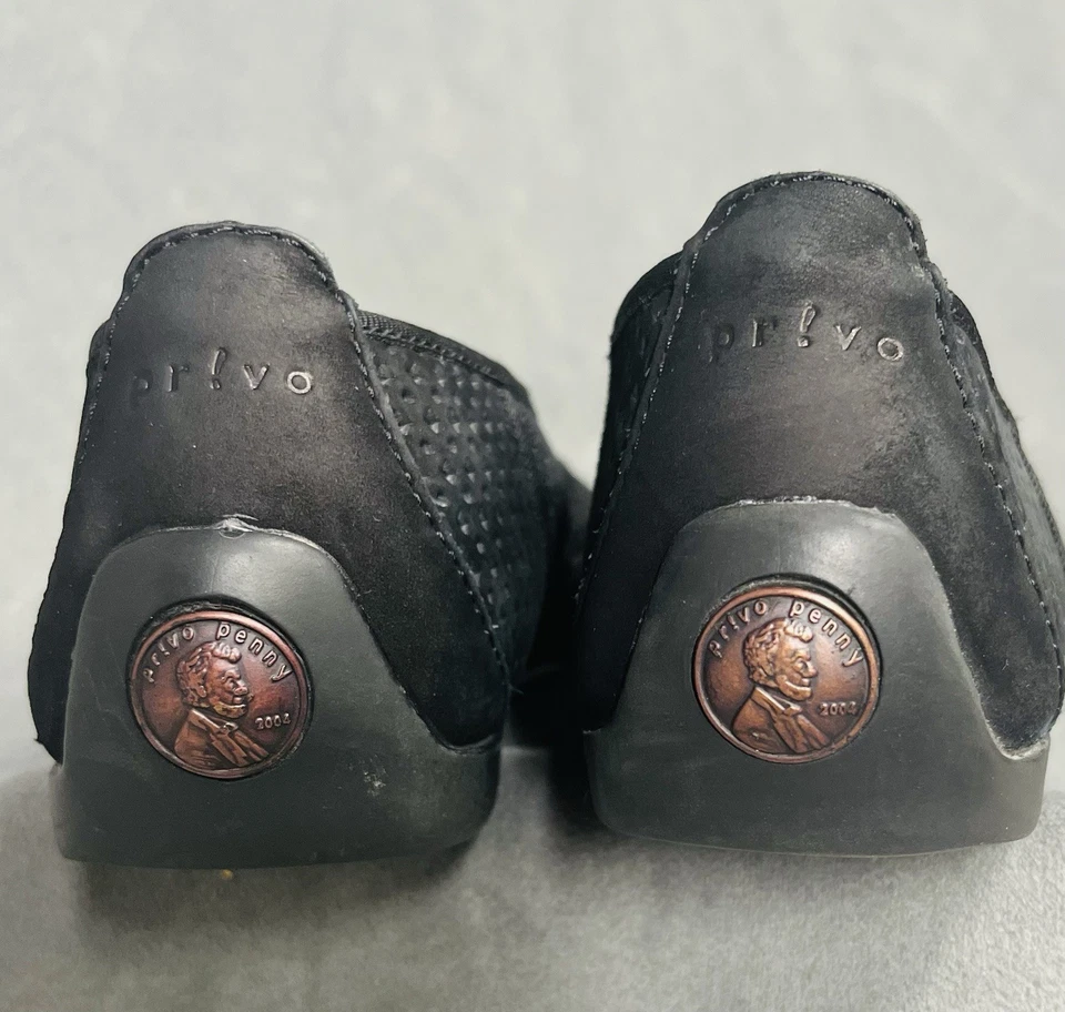 Privo Penny Ballet Pisos Para Mujer Cómodos Acolchados Sin Cordones Negros Talla 5M Foto 4 de 4