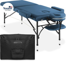 Professional Portable Lightweight Bi-Fold Massage Table with Aluminum Legs - Inc