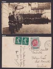 BELGIUM 1915, Postcard used at temporary seat of Belgian Government in France