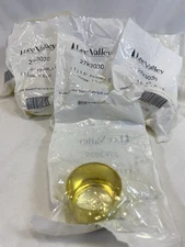 Lot Of 10 - Lee Valley Wood Handle Brass Ferrules 27K3030 1.5” Tool Making