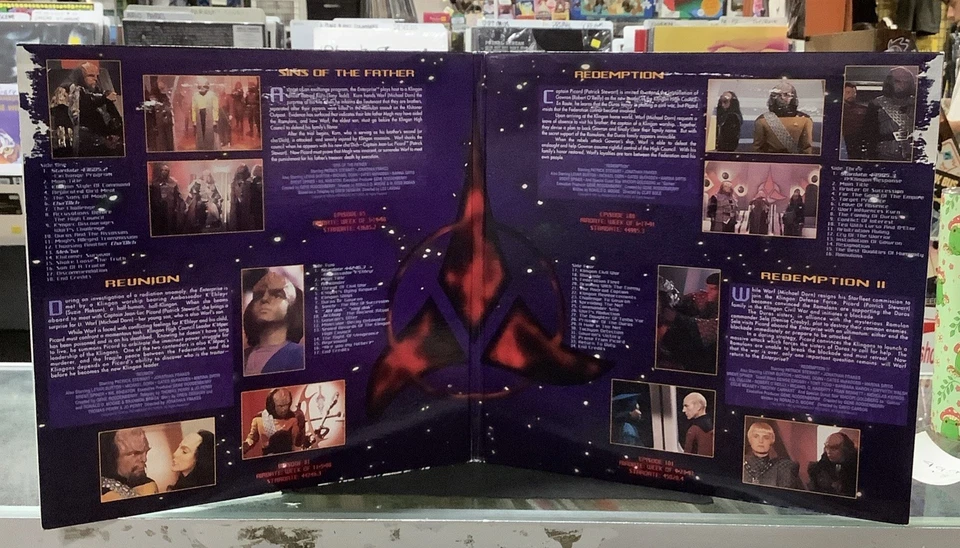 Star Trek The Next Generation: Worf- Return To Grace Collection (LASERDISC) - Image 3 of 4
