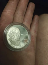 1993-S James Madison $1 Proof Silver Commemorative | 90% Silver | Capsule