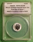 2015 P 10C Reverse Proof Roosevelt Dime from March of Dimes Silver Set