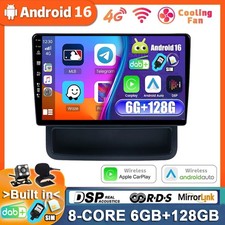 Für Opel Vivaro A Renault Trafic Autoradio Android 16 GPS NAVI QLED HDMI 6+128GB