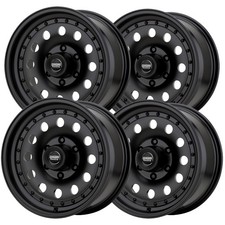 4 American Racing Ar62 Outlaw Ii 15x10 5x5.5 -38mm Satin Black Wheels Rims