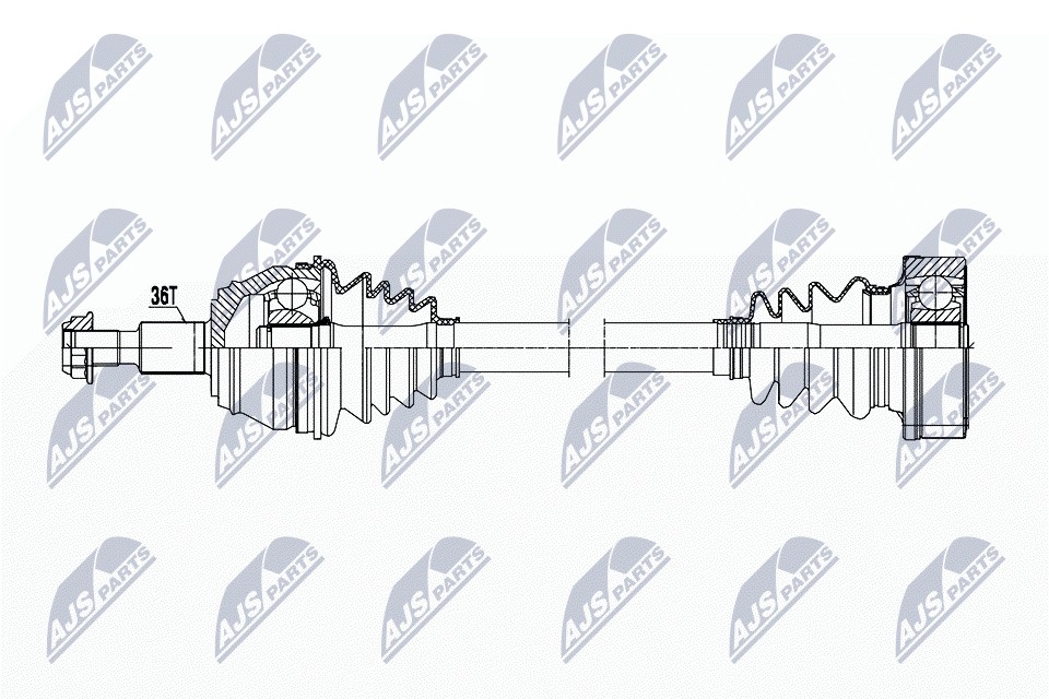 DRIVE SHAFT NPW-VW-214 FOR SKODA OCTAVIA/Combi SEAT AUDI AZJ/AZH 2.0L ARX 1.8L - Image 6